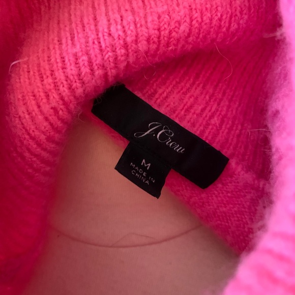 Pink J. Crew Turtleneck Sweater - Picture 3 of 4